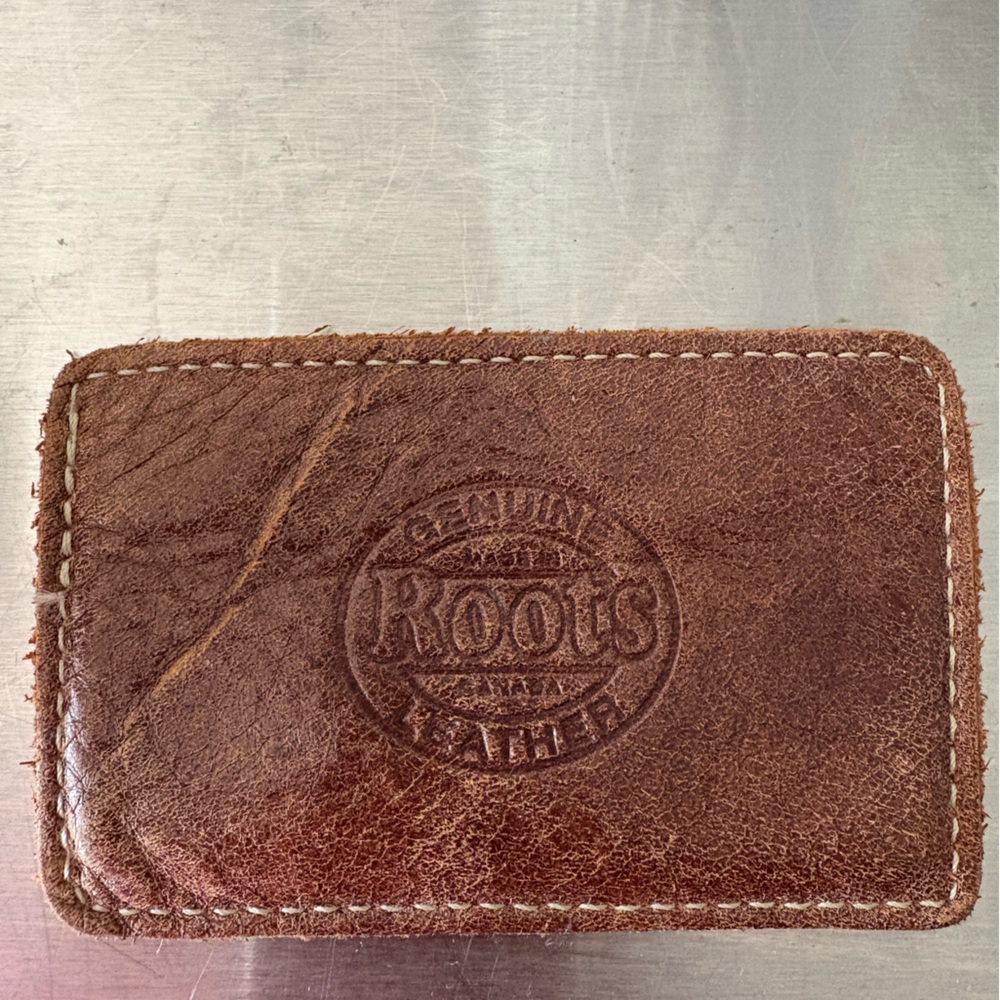 Roots Tribe Leather Card Case